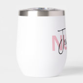 Personalized Pink Nurse Typography (Voorkant)