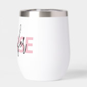 Personalized Pink Nurse Typography (Achterkant)