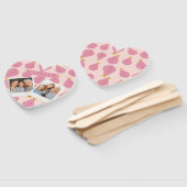 Personalized Pink Pear Pattern Cute Girly Fruit Handwaaier (Niet-gemonteerd)