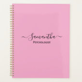 Personalized Pink Planner - Corporate Gift, PhD (Voorkant)