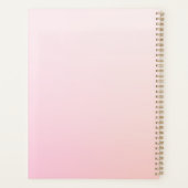 Personalized Pink Valentine Truck Planner Cover (Achterkant)