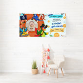 Personalized Pirate Birthday Party Banner Photo (Insitu)