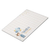 Personalized Placemat Boy Birthday Party  Notitieblok (Schuin)