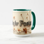 Personalized Poetry in Bloom Aesthetic Gift Mok (Voorkant rechts)