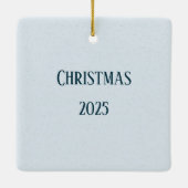 Personalized Poodle Christmas Ornament (Achterkant)