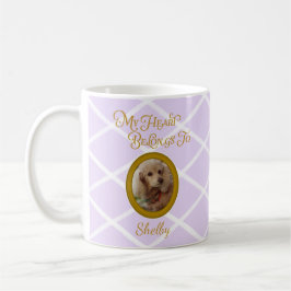 Personalized Poodle Photo | Lavender Poodle Mom Koffiemok