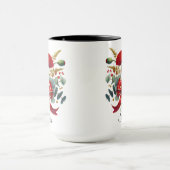 Personalized Poppy Flower Name Mug Gift Mok (Midden)