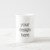 Personalized  porselein kop (Voorkant)