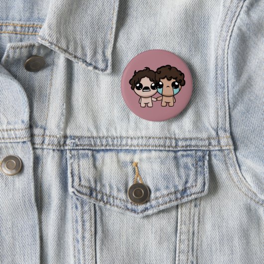 Personalized Portrait Badge Ronde Button 5,7 Cm (In situ)