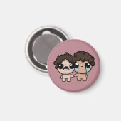 Personalized Portrait Magneet (Voorkant / Achterkant)