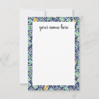 Personalized Postal Worker Note Cards Bedankkaart
