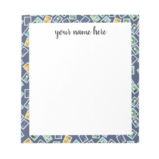 Personalized Postal Worker Notepad Notitieblok (Voorkant)