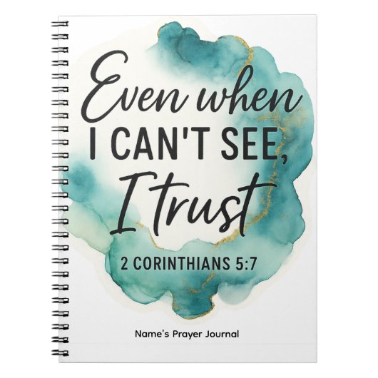 Personalized Prayer Journal | Christian Faith Notitieboek (Voorkant)