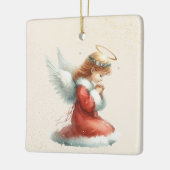 Personalized Praying Girl Angel Christmas Ornament (Links)