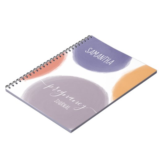 Personalized Pregnancy Journal Notitieboek (Linkerzijde)