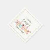 Personalized, pretty Easter festive napkins Servet (Hoek)