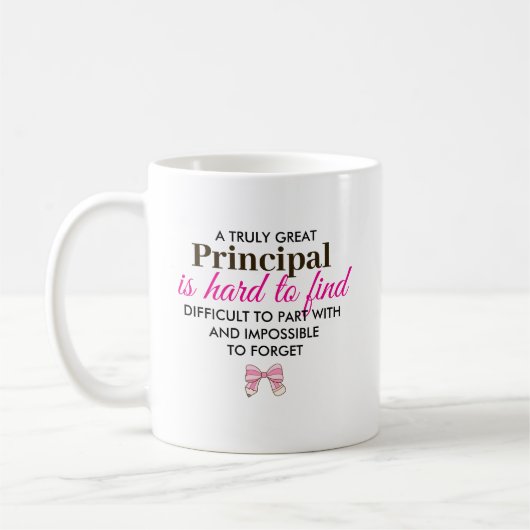 Personalized Principal Appreciation Gift Koffiemok (Links)