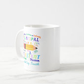 Personalized principal assistant teacher's day koffiemok (Voorkant links)