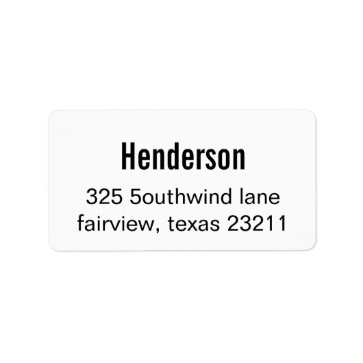 Personalized Printed Logo Roll for Your Product  Etiket (Voorkant)