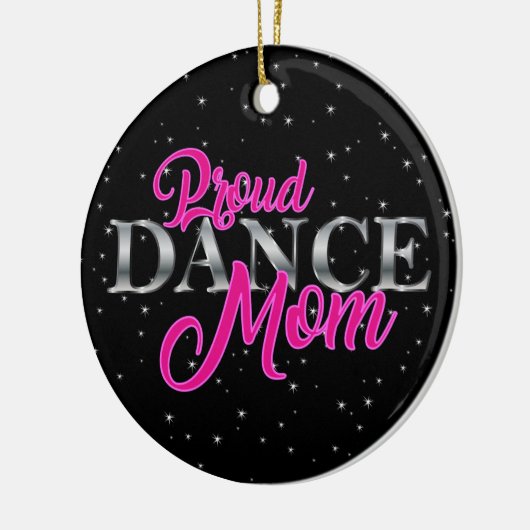 Personalized Proud Dance mama Keramisch Ornament (Links)