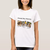 Personalized Proud Pet Parent T-Shirt (Voorkant)