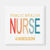 Personalized Public health nurse RN gifts Magneet (Voorkant)