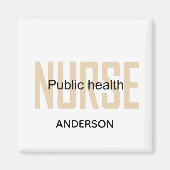 Personalized Public health nurse RN gifts Magneet (Voorkant)