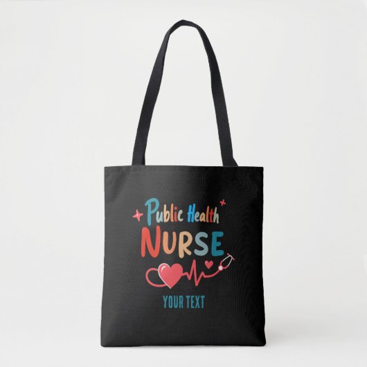Personalized Public health nurse RN gifts Tote Bag (Voorkant)