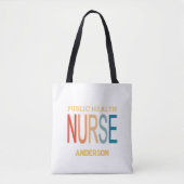 Personalized Public health nurse RN gifts Tote Bag (Voorkant)