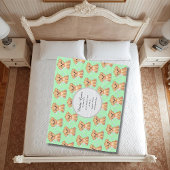 Personalized Puppy Baby Blanket  Fleece Deken