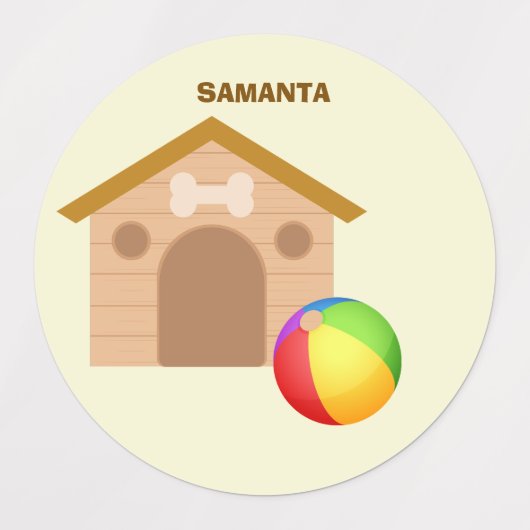 Personalized Puppy Labels  (Design 2)