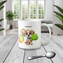 Personalized Puppy Mug Koffiemok