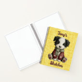 Personalized Puppy  Notitieboek (Binnen)