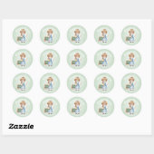 Personalized Purim Sticker - Teacher Theme (Vel)