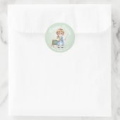 Personalized Purim Sticker - Teacher Theme (Tas)