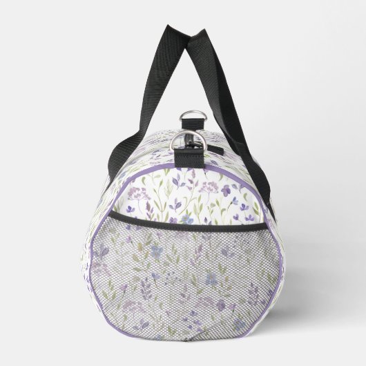 Personalized Purple Floral Monogram Plunjezak (Rechts)