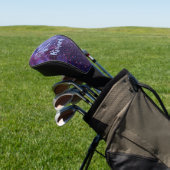 Personalized Purple Glitter  Golfheadcover (Insitu)
