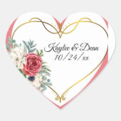 Personalized Purple Heart stickers (Voorkant)