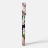 Personalized Purple Iris Phone Case Elegant (Achterkant / Rechts)