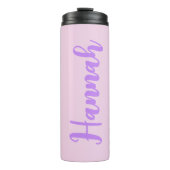 Personalized Purple Tumbler Gift for Bridesmaids Thermosbeker (Voorkant)