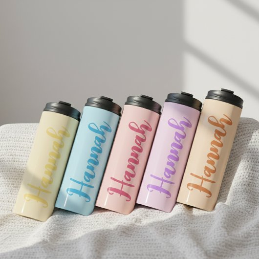 Personalized Purple Tumbler Gift for Bridesmaids Thermosbeker