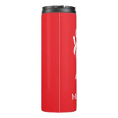 Personalized Queen With Crown Thermosbeker (Achterkant)