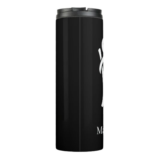 Personalized Queen With Crown Thermosbeker (Achterkant)