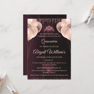 Personalized Quinceañera Invitation | Mis Quince A Kaart