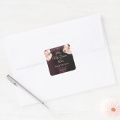 Personalized Quinceañera Square Stickers | labels (Envelop)