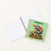 Personalized Raccoon Notebook Notitieboek (Binnen)
