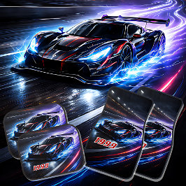 Personalized Racer Blue  Automat