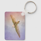 Personalized Rainbow Owl Keychain (Achterkant)