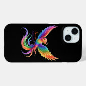 Personalized Rainbow Phoenix Name Birthdate Gift Case-Mate iPhone Case (Achterkant (horizontaal))