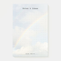 Personalized rainbow sky aesthetic dot Grid 